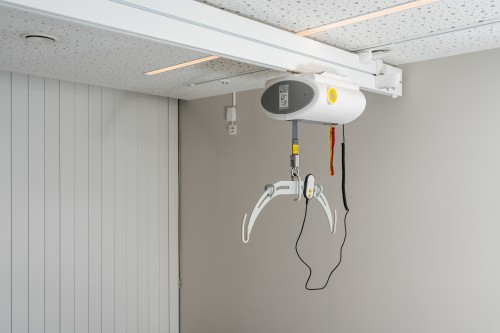 Ceiling hoist - with motor fixed on the rail ; Traverse Rail - Handi-Rehab Patient lift hoist